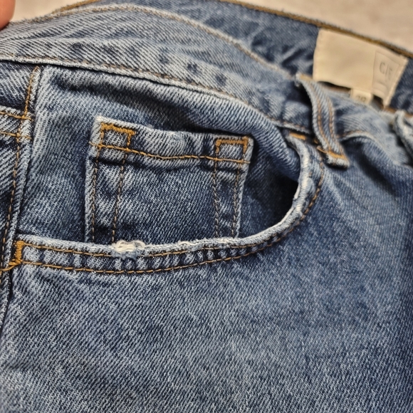 Current/Elliott Women's Wide Leg Crop Jean Size 28 NWT Bromes Blue - Picture 8 of 16